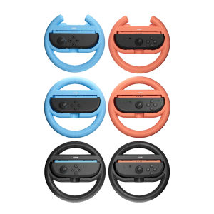 IINE Steering Wheel for Switch 2 Joypad Comfortable Grip Universal Use Gaming Semi-circle& Round Steering Wheel