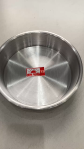 Khay Nhôm - Khay Tròn Nhôm - Xửng Nhôm tròn - mâm bơ nhôm tròn Size 22cm