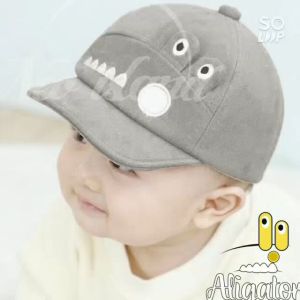 Topi Anak Karakter Crocodile 0-2 Th Topi Bayi Topi Anak Lucu Topi Anak Motif Aligator Always Barokah Store