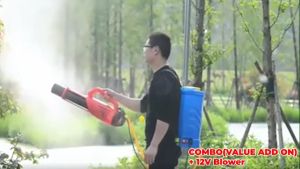 LDM - FOX PROSPRAY 16l 18l 20l Battery Pump Electric Knapsack Sprayer Pump Pam Racun Bateri Garden Penyembur Racun