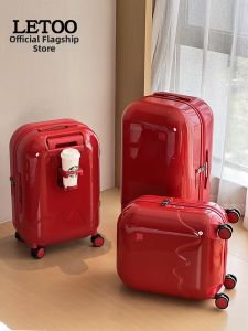 letoo | Red Bridal Wedding Luggage