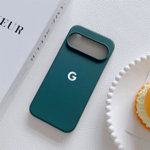 With Logo Liquid Silicone Phone Case for Original Google Pixel 11 10 9 Pro XL 9 8 7 6 A Wireless Charger Anti Drop Protect Cover