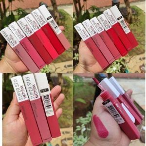 [ Dapat 6 Pcs ] Best Seller Kissbeauty Velvet Matte Lipcream