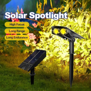 Super Bright Solar Spotlight Waterproof LED Ground Spike Light Outdoor Auto On/Off Lighting High Brightness Landscape Lawn Lamp