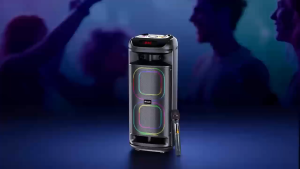 BTS-2261 3600mAh 55W Bluetooth Karaoke Wireless Speaker with Digital Rechargeable Mic & RGB