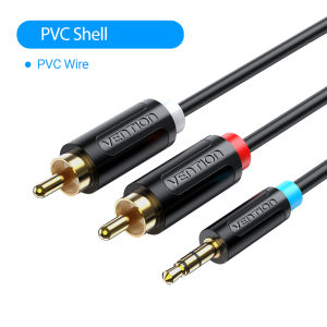 Vention | Vention RCA Cable 3.5mm to 2RCA Splitter RCA Jack 3.5 Cable RCA Audio Cable for Smartphone Amplifier Home Theater AUX Cable RCA