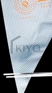 KIYO 100pcs Plastik Segitiga Papping Bag Plastik Contong Penghias Kue Kualitas Super Tebal Isi 100 pcs