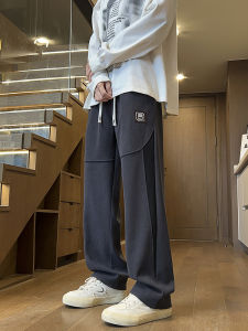 Boy Spring Autumn and Winter Sweatpants 12 Teenagers 14 Junior High School Student Track Pants 15 Youth Fleece-lined Thick Long Pants