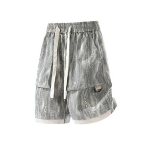 Paul Frank | Dyeing Patchwork Lightweight Straight Casual Shorts