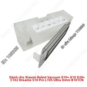 Phụ Kiện Hộp Chứa Bụi Cao Su Bề Mặt Nhẵn Xiaomi Robot Vacuum X10+ X10 X20+ C102 Dreame S10 Pro L10S Ultra B101CN