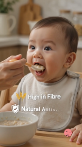 NUTRILICIOUS Organic Instant Baby Oat Baby Food 500g Oat Bayi Organik Bubur Oat 燕麦片