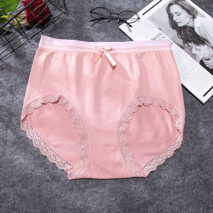 plus Size Antimicrobial High Waist Womens Cotton Underwear Comfortable Breathable Briefs Triangle Shorts for plus Size Ladies