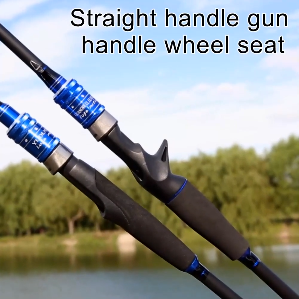 Bingolife BC Joran Pancing Serat Karbon Joran Luya Joran Spinning Rod Casting Rod Pegangan Senapan 165cm 180cm 210cm Joran Pancing Laut Joran Pancing Laut