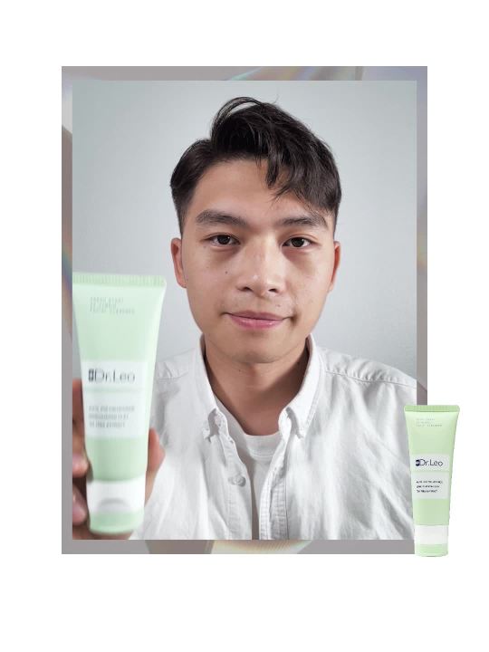 [hot!] Dr.Leo Fresh Start 2X Hybrid Facial Wash Clay Mask + Amino Acid Dual Tube Facial Cleanser Sabun Cuci Muka