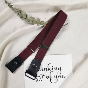 Easy Belt Without Buckle Elastic Belts For Women Stretch Riem Men Jeans Cintos Extensible Kids Boys Girls Cinturon Mujer Strap