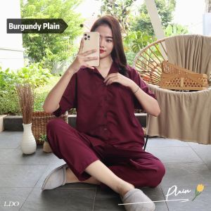 Piyama Dewasa satin & embos banyak warna model terbaru 2023