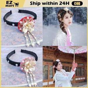 Girls Hair Band New Style Korean Version Hair Accessories Korean Version Traditional Cute Minority Ethnic Hanbok Children Performance Headwear