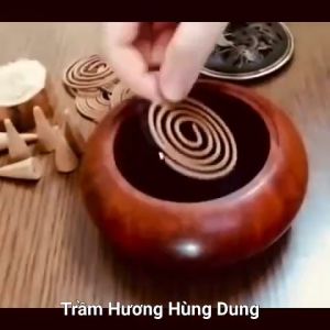 NHANG VÒNG TRẦM HƯƠNG LOẠI 2 GIỜ- MÙI THƠM DỊU NGỌT- TRẦM HƯƠNG HÙNG DUNG