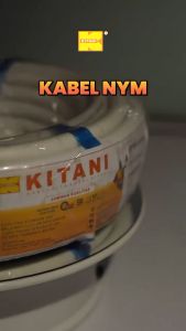 KITANI - NYM 2x6 mm² - 50 Meter - Kabel Listrik Tembaga Kawat