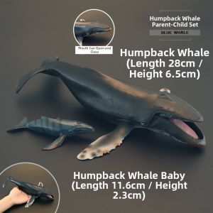 MENGSILE | Realistic Educational Childrens Toy Model Humpback Whale Large Winged Whale