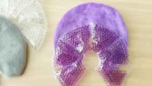 isi 2 Breast Relaxant Gel Dengan Cover Alat Kompres Relaksasi Payudara Hot Cold Breastfeeding Gel Pads