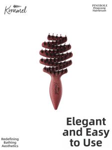 KRRAMEL | Convenient Mini Boar Bristle Comb