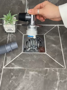 Ống thoát nước máy giặt chất lượng cao kín chống mùi và chống tràn có thể kết nối nhiều ống thoát nước cùng lúc ống thoát nước sàn giao diện đa năng