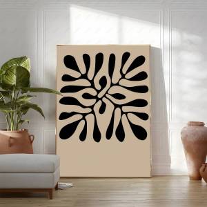 Bandai | Hình Học Lá Cầu Vồng Trừu Tượng Boho Canvas In Hình Bắc Âu Nghệ Thuật Treo Tường Poster Bohemia Dòng Thẩm Mỹ Trang Trí Nhà Phong Cách Hiện Đại