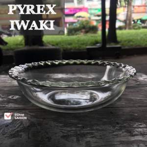 [PYREX - IWAKI] 01 Tô Thuỷ Tinh Chịu Sốc Nhiệt Đế Bầu [Hàng Trưng Bày]