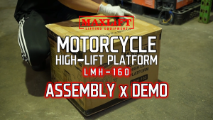 Maxlift Hydraulic Motorcycle High Lift Platform 160 KGS