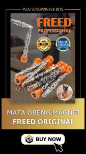 Mata Obeng Bolak Balik Dengan RING Magnet S2 PH2 & Mata Obeng Angin
