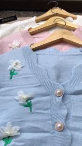 Outer Cardigan Rajut Lengan Panjang Wanita Rebertus Levina