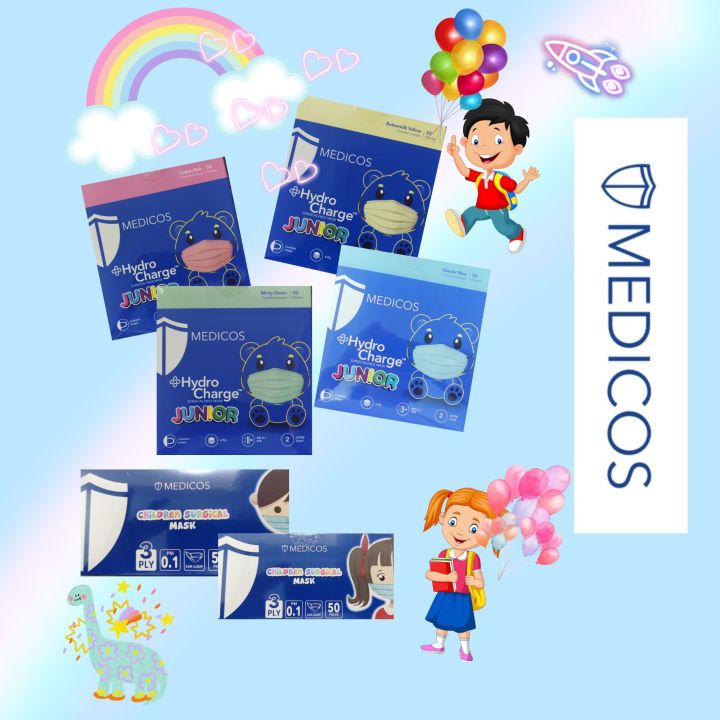 (READY STOCK / FAST SHIPPING ) GENUINE MEDICOS 4 Ply Children Surgical