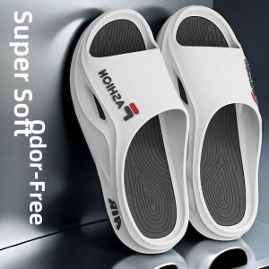 Sports Style Mens Summer Outdoor Wearable Thick Bottom Anti-Slip Odor-Resistant Slippers Casual PVC Home Slippers for Teens