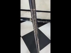 Pipa Motif 3 Ulir 3 1inc x 85cm Aksesories Stainless Steel Tangga Pagar Kanopi Balkon