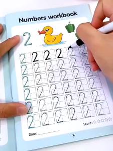 Sách Luyện Viết Ma Trận Điểm Cho Trẻ Em 48 Trang 0-100 Số Theo Dấu Vết Sách Bài Tập Toán Giáo Dục Sớm Cho Mẫu Giáo Kiểm Soát Bút Cho Trẻ 5-8 Tuổi