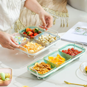 YOGEHOME | Simplified Segmented Fruit Platter for Living Room