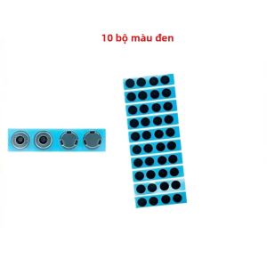10 Bộ Chân Cao Su Cho Microsoft Surface Laptop 3 4 5 6 - Miếng Đệm Chân Dưới Tương Thích Với Các Mẫu 1868 1867 1951 - Bạc Vàng Xanh Đen