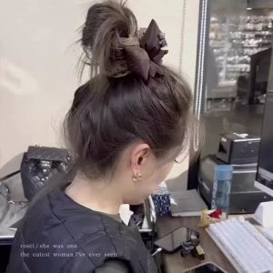 rosci | Bowknot Woven Elastic Hair Tie for Women Volumizing and Elegant