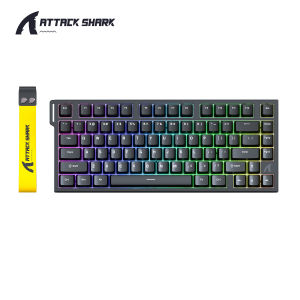 ATTACK SHARK | 8KHz RGB Magnetic Gaming Keyboard ATTACK SHARK R82 HE Wired 0.005mm RT Accuracy RT Snap Tap DKS MT TGL