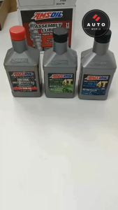 AMSOIL 100% Fully Synthetic 4T Motorcycle Engine Oil – 10W40 / 20W50 / 15W50