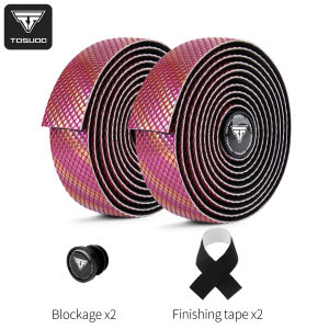 TOSUOD Bicycle Handlebar Tapes Mountain Road Bike Shock Absorbing None Slip Handlebar Strap Soft Professional Cycling Accessory