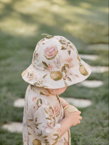 babylove | Infant Summer Bamboo Cotton Camellia Fabric Fisherman Sun Hat