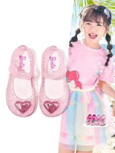 Barbie | Summer Princess Style Childrens Sandals Soft Bottom