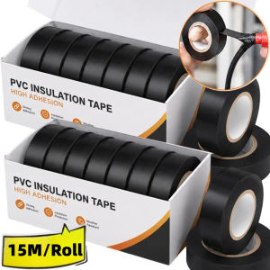 15M high-quality black heat-resistant insulation PVC electrical tape industrial grade cable and wire protection tape