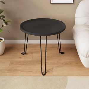 Sofa next to several modern simple central table Creative living room coffee table Italian light luxury home