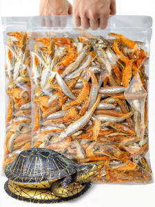 ZHUCHONG | Unsalted Turtle Food With Dried Shrimp And Fish For Calcium Supplement