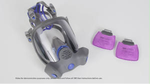 3M™ Secure Click™ Full Facepiece Reusable Respirator FF-800/ 3M Full Face Respirator/ Respirator Only Not Include Filter/ PSD_ RR_