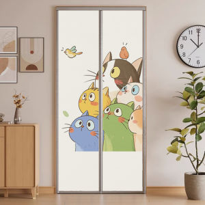 ZUOANCHUNTIAN | Rèm Cửa Từ Tính Bảo Vệ Riêng Tư Mùa Hè