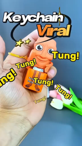 Sahur Character Keychain Press Toy with Lights & Sound | Sahur Girlfriend / Tung Tung Sahur | 1pc